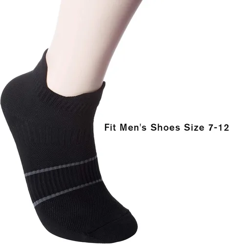 Miniatura 2 de Calcetines deportivos de algodón de secado rápido para hombre con control de olores y de corte bajo