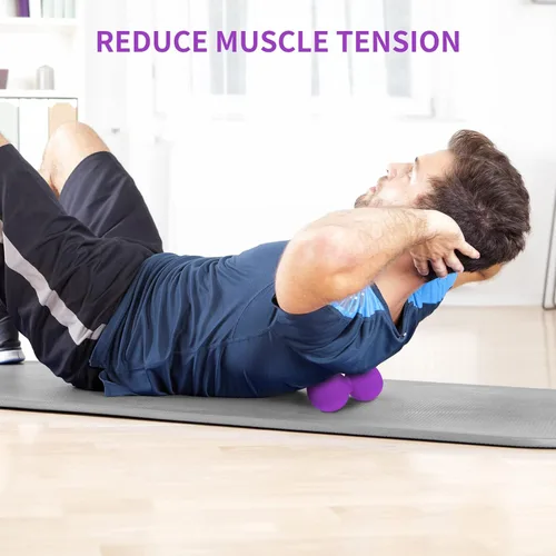 Miniatura 4 de 5BILLION FITNESS Pelota de Masaje de Maní, Doble Pelota de Lacrosse y Pelota de Masaje de Movilidad para Terapia Física, Herramienta de Masaje