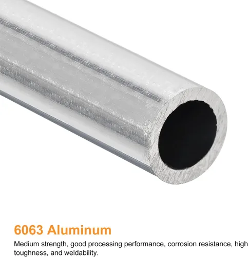 Miniatura 46 de uxcell Tubo Redondo de Aluminio 6063, 10 mm DE 6 mm DI 200 mm Longitud Tubo para Proyectos de Industria DIY, 2 Piezas