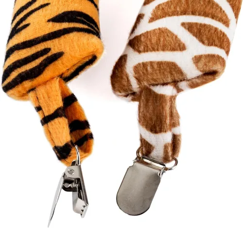 Miniatura 5 de Tigerdoe Sombrero de disfraz de cola de animal, talla única, disfraz para fiestas, niños o adultos, temática de selva o safari