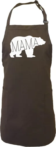 Miniatura 5 de zerogravitee Delantal Mama Bear con 2 bolsillos de parche