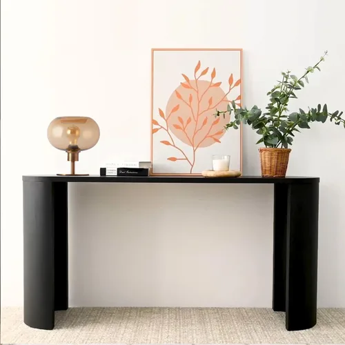 Miniatura 5 de Lámpara de mesa de vidrio de mediados del siglo, lámpara de escritorio regulable, bombilla LED incluida, temporizador incorporado, vidrio ámbar