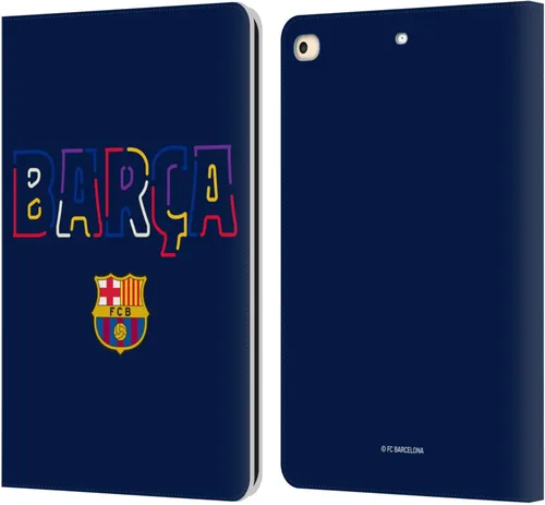 Miniatura 11 de Head Case Designs Funda de piel tipo libro con licencia oficial del FC Barcelona Barca compatible con Apple iPad 9.7 2017 / iPad 9.7 2018 Tipo Barca
