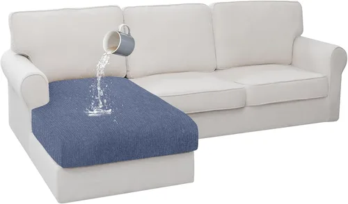 Miniatura 141 de Fundas de cojín impermeables para sofá, funda elástica lavable con diseño elástico antideslizante, protector de muebles para mascotas y niños