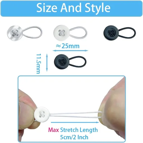 Miniatura 7 de Extensores de cuello para hombres y mujeres, suaves y elásticos para aliviar el cuello, cuellos ajustados para camisas de vestir, expansores