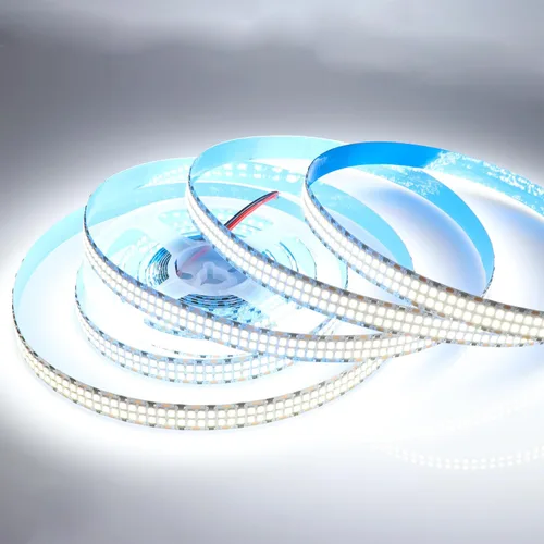 Miniatura 7 de LEDENET Tiras de luces LED 2835 SMD de color blanco frío 6500K 16.4 pies 2400 LEDs, tira de cinta LED flexible de doble fila, lámpara de cinta LED