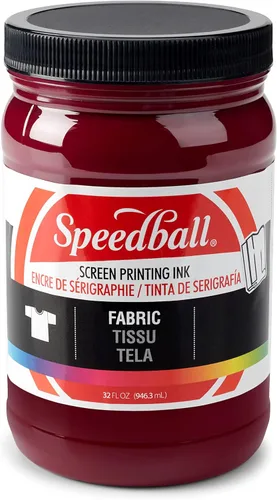 Miniatura 24 de Speedball Tinta de impresión de pantalla de tela, 8 onzas, color negro para impresión de camisetas y serigrafía