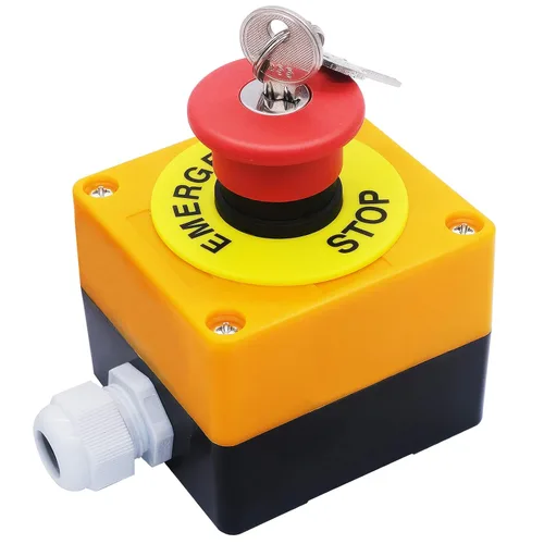 Miniatura 26 de mxuteuk 2pcs 1 NO 0.866 in Interruptor de botón momentáneo SPST Negro 660V 10A HB2-BA21-HH