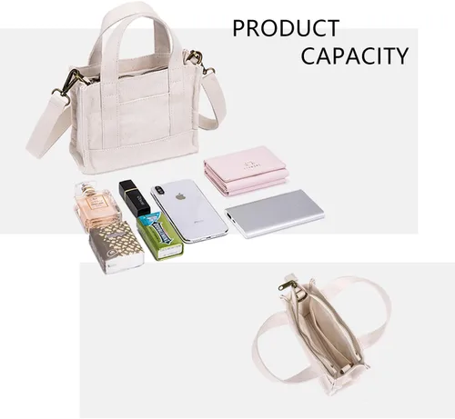 Miniatura 4 de Bolsos de lona para mujer Bolso cruzado de diseño de moda Bolso casual para compradores - YONBEN