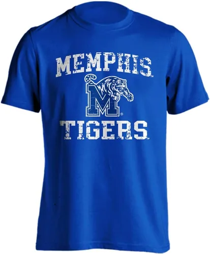 Miniatura 113 de Sport Your Gear NCAA Camiseta de manga corta retro con licencia oficial de aspecto desgastado para el día del juego, camiseta de espíritu deportivo