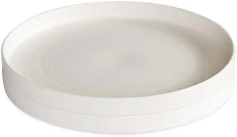 Miniatura 8 de Nordic Ware Bandeja dividida para comidas, juego de 2, color blanco, polipropileno apto para microondas