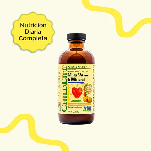 Miniatura 8 de CHILDLIFE ESSENTIALS Multivitamínico y mineral para niños, vitaminas para niños, suplemento multivitamínico líquido para el bienestar de niños