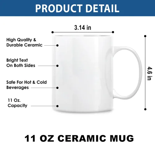 Miniatura 4 de Taza de café de cerámica blanca de 10º grado para profesores de 10.º grado, regalos para profesores de 10º grado, mujeres de oficina, hombres
