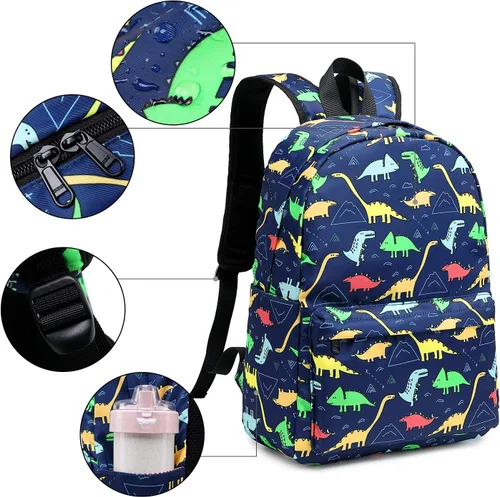 Miniatura 8 de CAMTOP - Conjunto de mochila y lonchera con estampados divertidos para niños de preescolar y primaria), Y0058-2