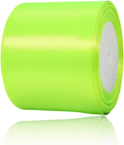 Miniatura 32 de Cinta de Satén Beige de Color Sólido, 1-1/2 Pulgadas x 25 Yardas, Cinta de Satén de Tela para Envolver Regalos, Manualidades, Hacer Lazos