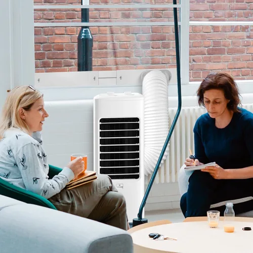 Miniatura 2 de Kit de ventana de aire acondicionado portátil, kit de ventilación de CA universal ajustable con manguera de escape de 5.9 pulgadas para ventanas