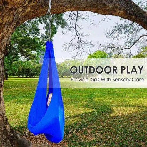 Miniatura 3 de Columpio sensorial para adultos, columpio de terapia para niños, hamaca elástica para niños, columpio sensorial para interiores y exteriores, silla