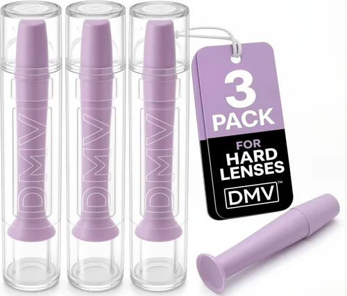 Miniatura 9 de DMV Ultra Eye - Herramienta para quitar lentes de contacto con los ojos, paquete de 3, fabricada en Estados Unidos, émbolo de ventosa duradero