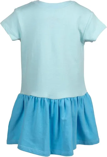 Miniatura 3 de Disney Princess Belle Cenicienta Rapunzel - Vestido de manga corta de rizo francés para niñas y niños grandes
