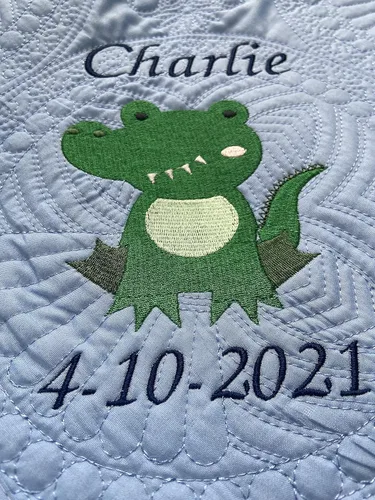 Miniatura 13 de Manta de Bebé Personalizada Colcha de Bebé Mantas con Monograma para Niños y Niñas Regalos de Bebé Bordados Placa