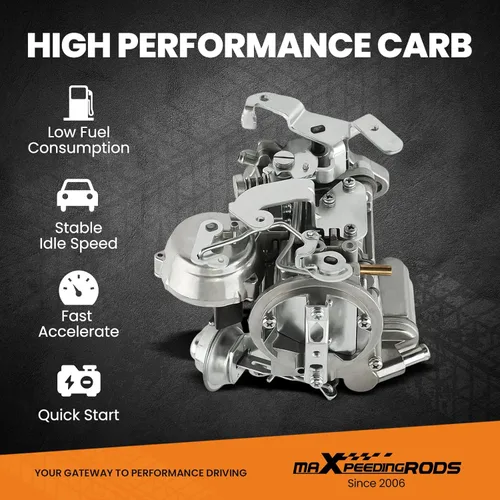 Miniatura 2 de maXpeedingrods Carburador de 1 barril, para Chevy para GMC 4.8L 292/4.1L 250 6 Cyl, estrangulador automático carburador de 1 barril para Chevrolet