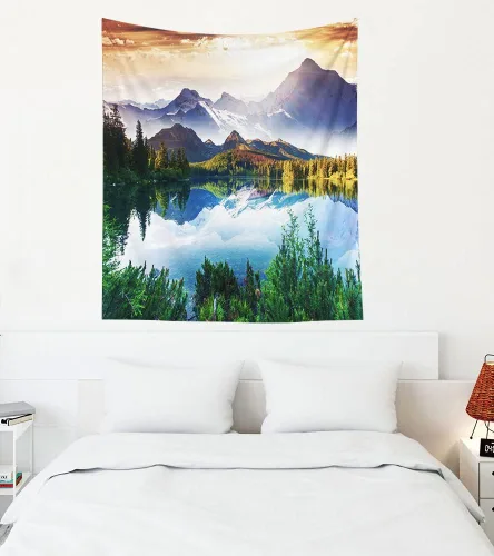 Miniatura 35 de Crannel Tapiz de invierno para colgar en la pared, sombrero de mago psicodélico para barba, tapiz mágico de calavera de humo de 50 x 60 pulgadas