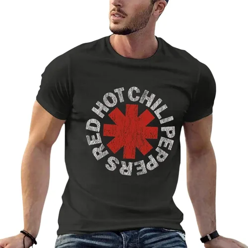 Miniatura 5 de Cool Hot Peppers Clásico Unisex Cuello Redondo Manga Corta Música Algodón Chili T Shir