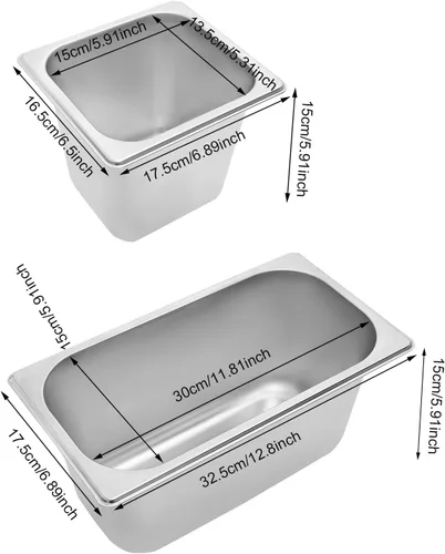 Miniatura 3 de Calentador de sopa de alimentos de 110 V, 4 sartenes, mesa de acero inoxidable de grado alimenticio, encimera comercial, cafetería de buffet