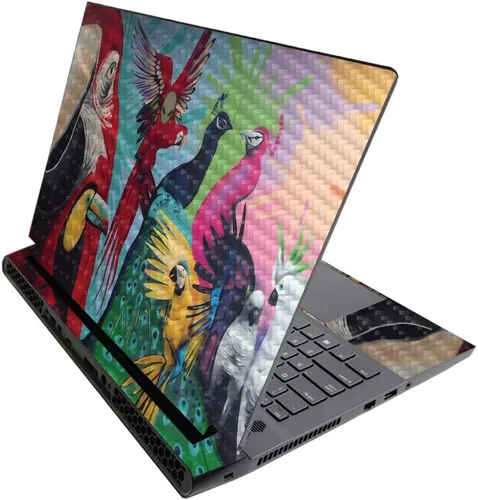 Miniatura 669 de MightySkins - Skin brillante con purpurina para Alienware M17 R3 (2020) y M17 R4 (2021) - Diversión de los años 90 Acabado duradero con purpurina
