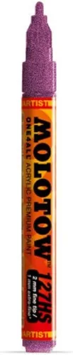 Miniatura 17 de Molotow ONE4ALL - Marcador de pintura acrílica, 0.059 in, negro metálico, 1 cada uno (127.501)