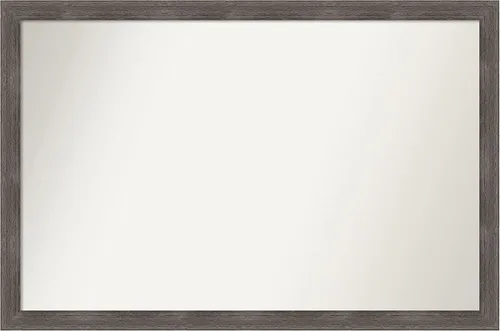 Miniatura 530 de Amanti Art Espejo personalizado, espejo de baño gris plomo a rayas, espejo de pared o espejo de tocador de baño sobre el fregadero