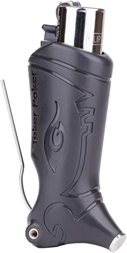 Toker Poker - Estuche para encendedor Clipper - Negro, Herramienta Todo Incluido para Camping y Otros - Por Toker Poker