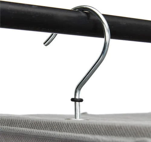 Miniatura 5 de Amazon Basics Organizador de armario colgante de 6 niveles con bolsillos, 8.5" de profundidad x 12" de ancho x 9" de alto, gris Organizador