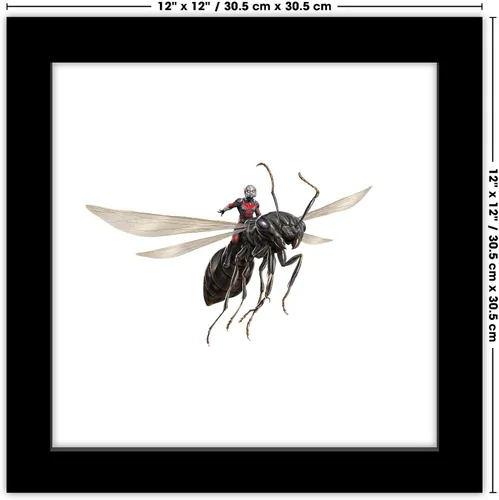 Miniatura 7 de Trends International Gallery Pops Marvel Comics Avengers - Póster de pared de Ant-Man, 12 x 12 pulgadas, versión enmarcada en negro