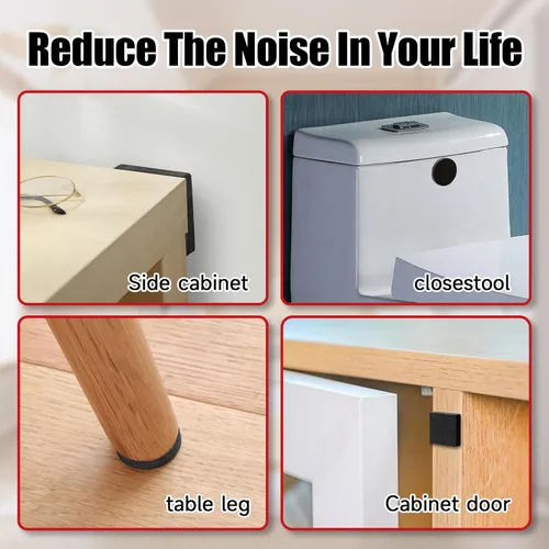 Miniatura 7 de ZhouDaShu Topes antivibraciones para cabecero de pared, protector de pared de muebles, parachoques de ruido de marco de cama, almohadillas