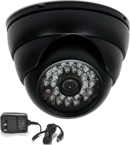 VideoSecu 700TVL Día Noche Cámara de Seguridad al aire libre a prueba de vandalismo incorporado 1/3 "Effio CCD Lente de ángulo de visión amplio 28