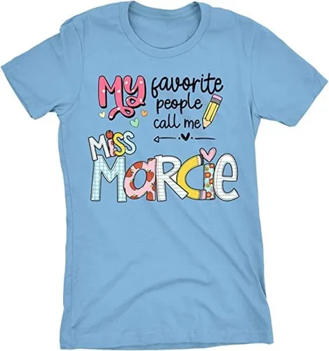 Miniatura 3 de Nazenti - Regalos personalizados para profesores, My Favorite People Call, camisa para profesor, bonita camiseta para profesores, idea de regalo
