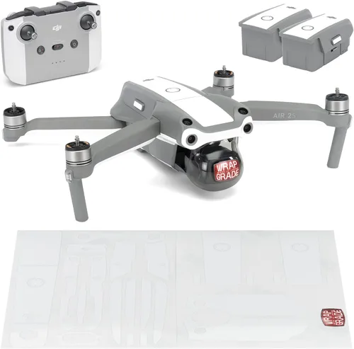 Miniatura 12 de WRAPGRADE Funda compatible con DJI Air 2S Color de acento B (Airforce Silver)