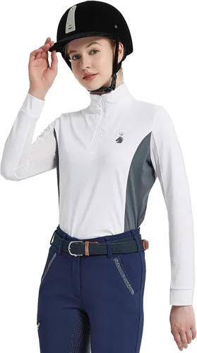 Miniatura 3 de HR Farm - Camisa de manga larga Ice Feel de secado rápido para mujer
