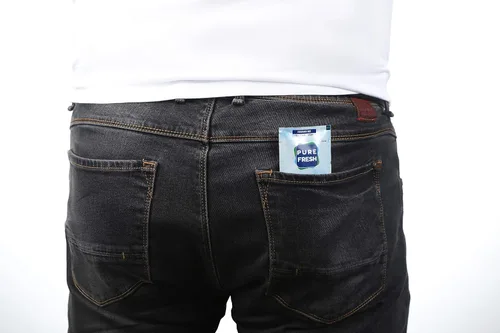 Miniatura 3 de PureFresh Toallitas húmedas desechables por el inodoro envueltas individualmente para viajes, 40