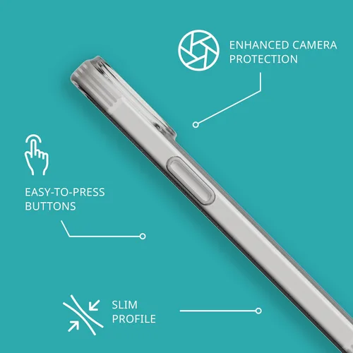Miniatura 5 de Tech21 EvoLite - Funda para iPhone 15 / 16e - Funda fina de protección contra impactos, transparente