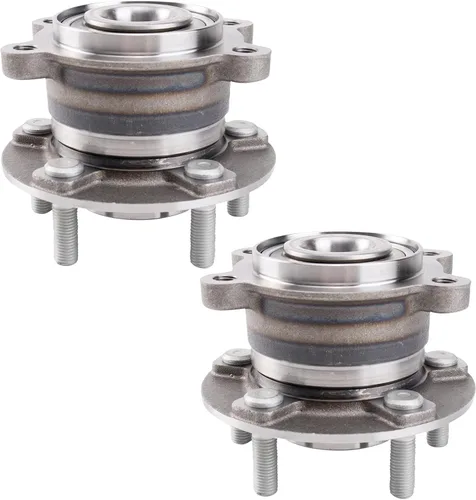 Miniatura 235 de TRQ Juego de 2 rodamientos de rueda delantera y conjunto de cubo 4WD compatible con Ford Ranger Mazda B4000 1998-2000