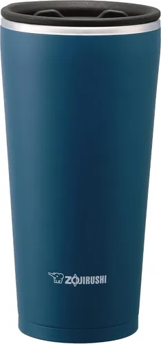 Miniatura 2 de Zojirushi SX-FSE45AJ - Vaso aislado al vacío de acero inoxidable, 15 onzas, azul gris