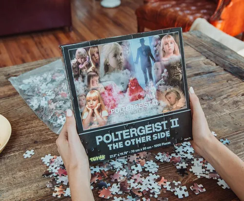 Miniatura 3 de Poltergeist II - Rompecabezas de 1000 piezas para adultos, rompecabezas desafiante con arte icónico de la película, divertida actividad educativa