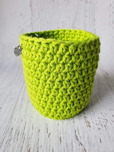 Miniatura 2 de Lime Green 100% Cotton Cup Sleeve