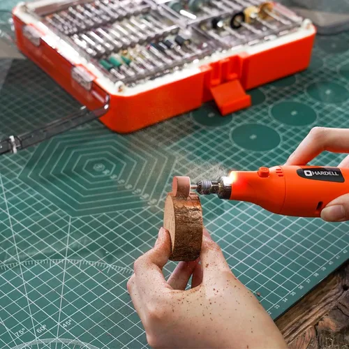 Miniatura 5 de HARDELL Kit de 508 piezas de accesorios para herramientas rotativas para bricolaje, brocas multiusos de 1/8" para herramientas rotativas, accesorios