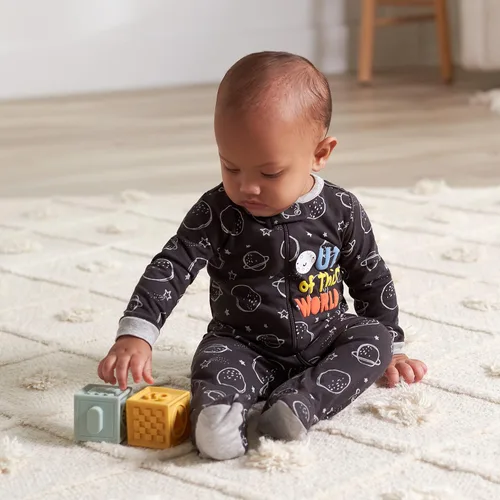 Miniatura 3 de Gerber Paquete de 2 mamelucos para niña con cobertura hasta los pies