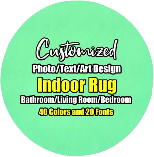 Miniatura 62 de sophiehome Customzied - Alfombras de baño con imagen de texto, alfombra de franela personalizada para interiores para el hogar, dormitorio, baño