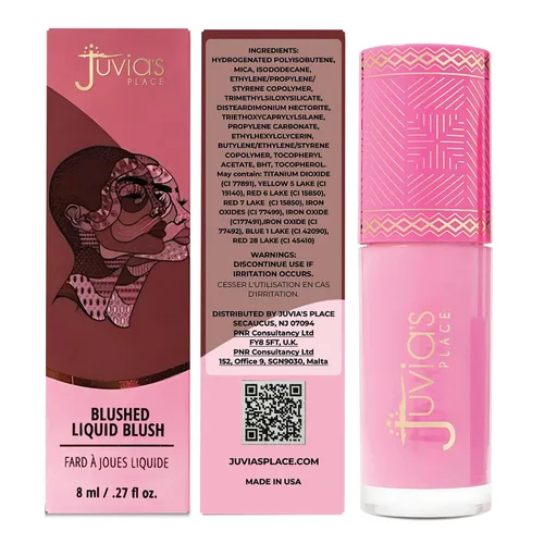 Miniatura 9 de Juvia's Place Rubor líquido coloreado BlushLily – Tinte rocío mejillas maquillaje brillo pigmento belleza duradera cosméticos suaves cremosos
