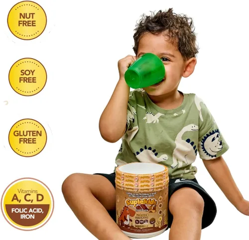 Miniatura 7 de Batido de proteínas para niños - Sabor a chocolate - Proteína en polvo para niños - Crecimiento y desarrollo saludables - Apoyo al aumento